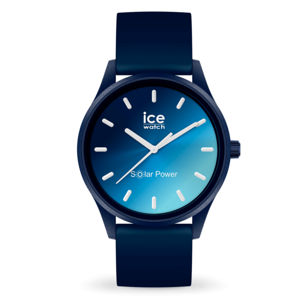 Ice Solar Power - Blue Sunset